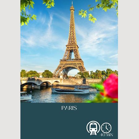 Appartement-Paris-Disney-Terrasse-Jardin-Parking Vaires-sur-Marne Dış mekan fotoğraf