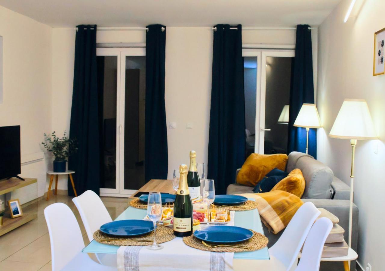 Appartement-Paris-Disney-Terrasse-Jardin-Parking Vaires-sur-Marne Dış mekan fotoğraf
