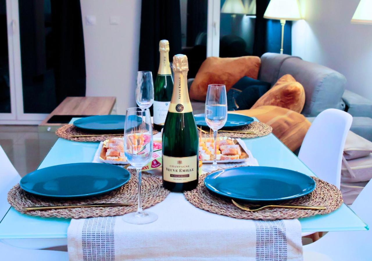 Appartement-Paris-Disney-Terrasse-Jardin-Parking Vaires-sur-Marne Dış mekan fotoğraf